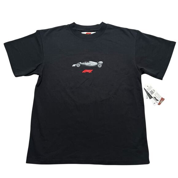 Vintage look Formula 1 PacSun T-Shirt Black Men’s Small New / Y2K / Race / - Picture 1 of 10